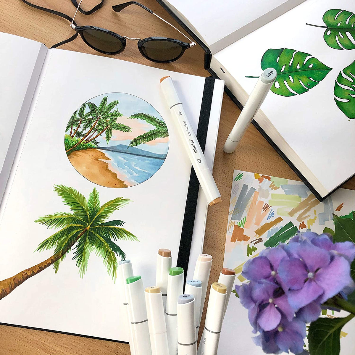 Ohuhu Marker Pads Art Sketchbooks for Markers cheap