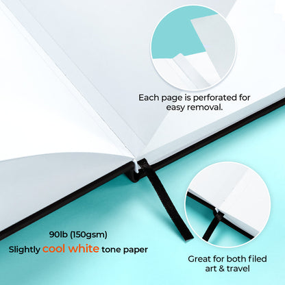 Ohuhu Bleedproof Double-Sided Marker Pad with PU Cover On Sale