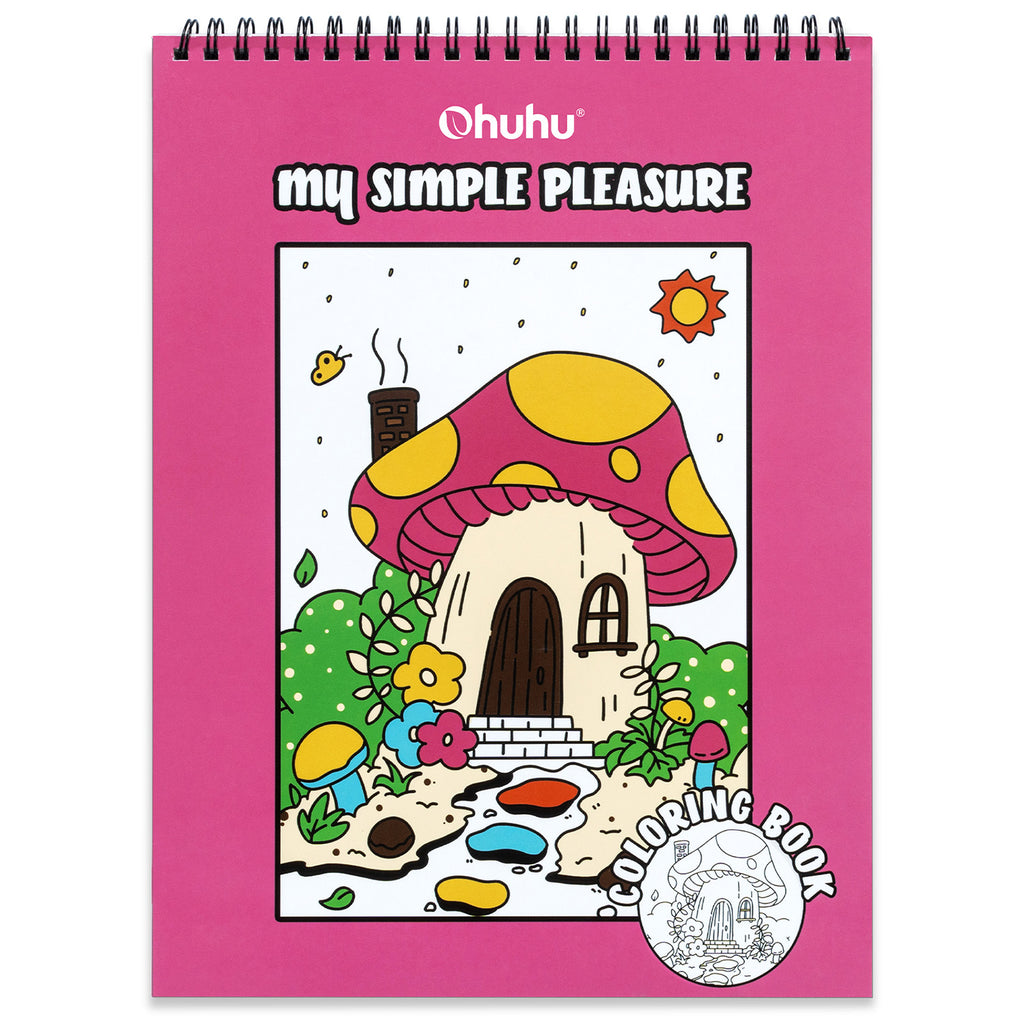 Ohuhu Double-Sided Bleedproof Coloring Book USA only