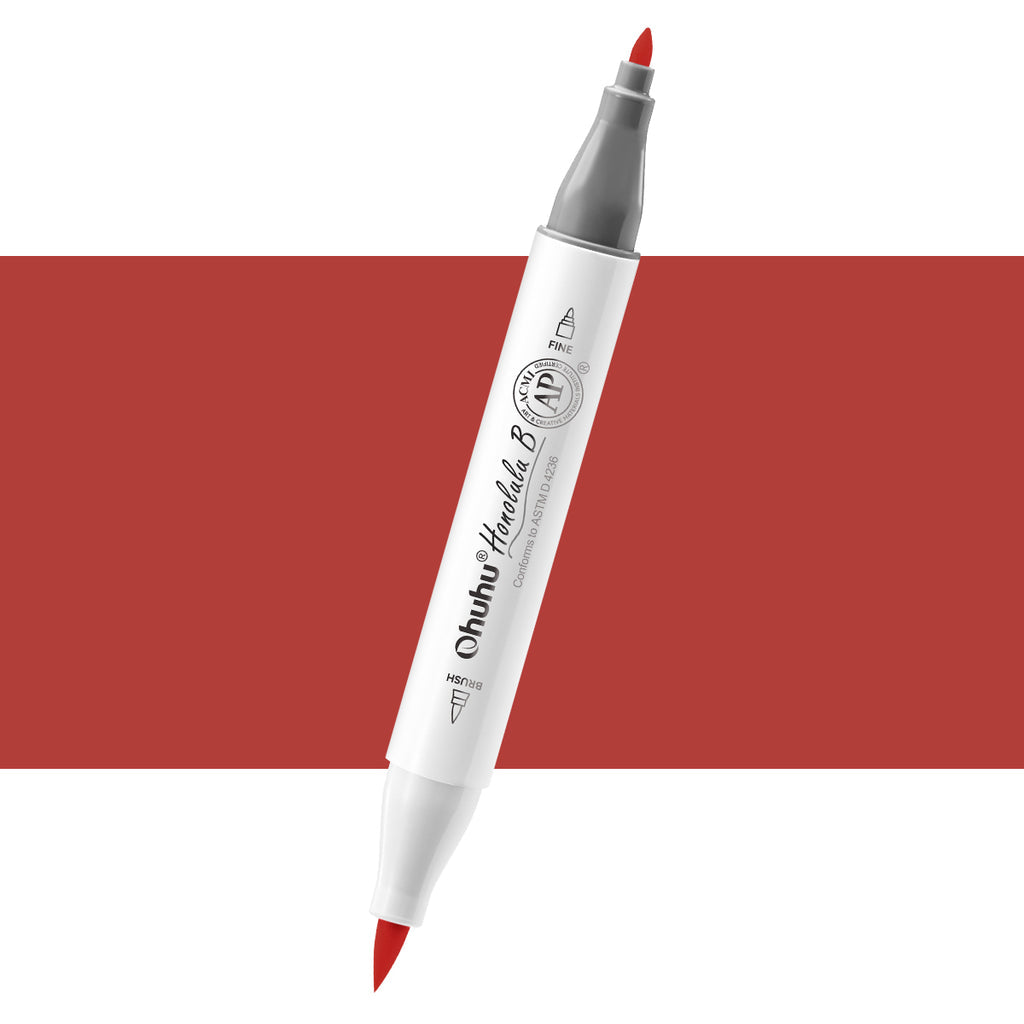 Ohuhu Honolulu B R016 (Replace R180) Individual Marker, Brush & Fine On Sale