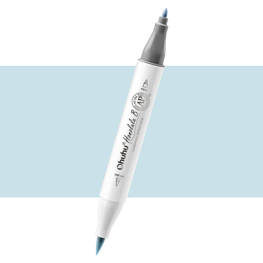 Ohuhu Honolulu B B03 (Replace B030) Individual Marker, Brush & Fine USA only