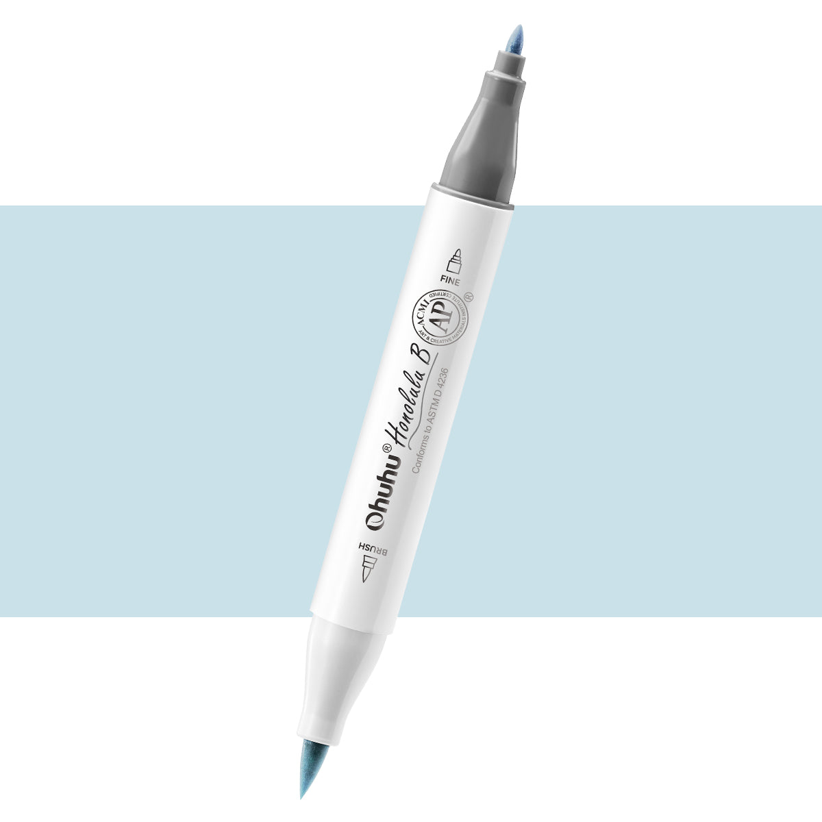 Ohuhu Honolulu B B03 (Replace B030) Individual Marker, Brush & Fine USA only