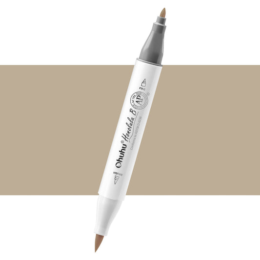 Ohuhu Honolulu B E111 (Replace YG100) Individual Marker, Brush & Fine USA only
