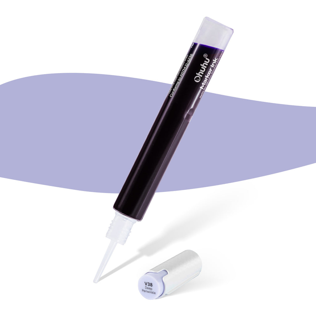 Ohuhu Marker Ink V38 / R24 / V189 Refill for Alcohol marker Clearance