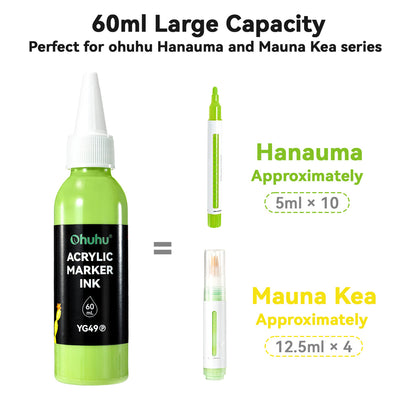 Ohuhu Acrylic Marker Ink Refill for Mauna Kea & Hanauma Series On Sale