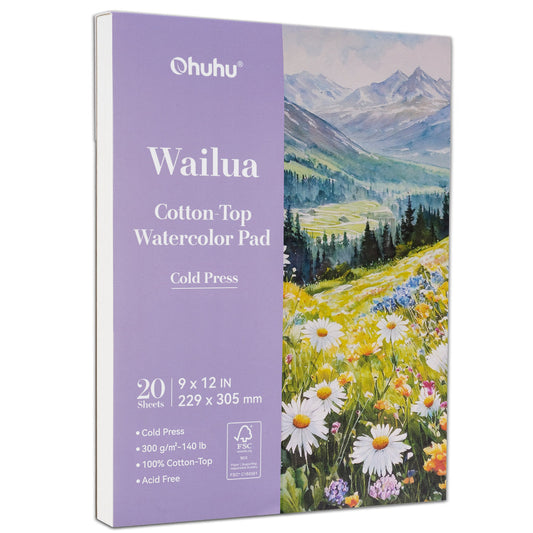 Ohuhu Wailua Cotton-Top Watercolor Pad Discount