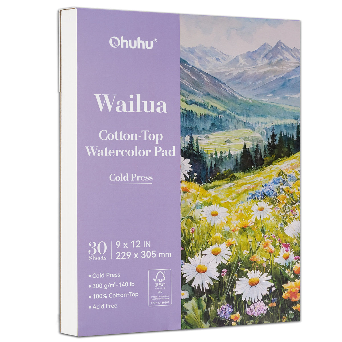 Ohuhu Wailua Cotton-Top Watercolor Pad Discount