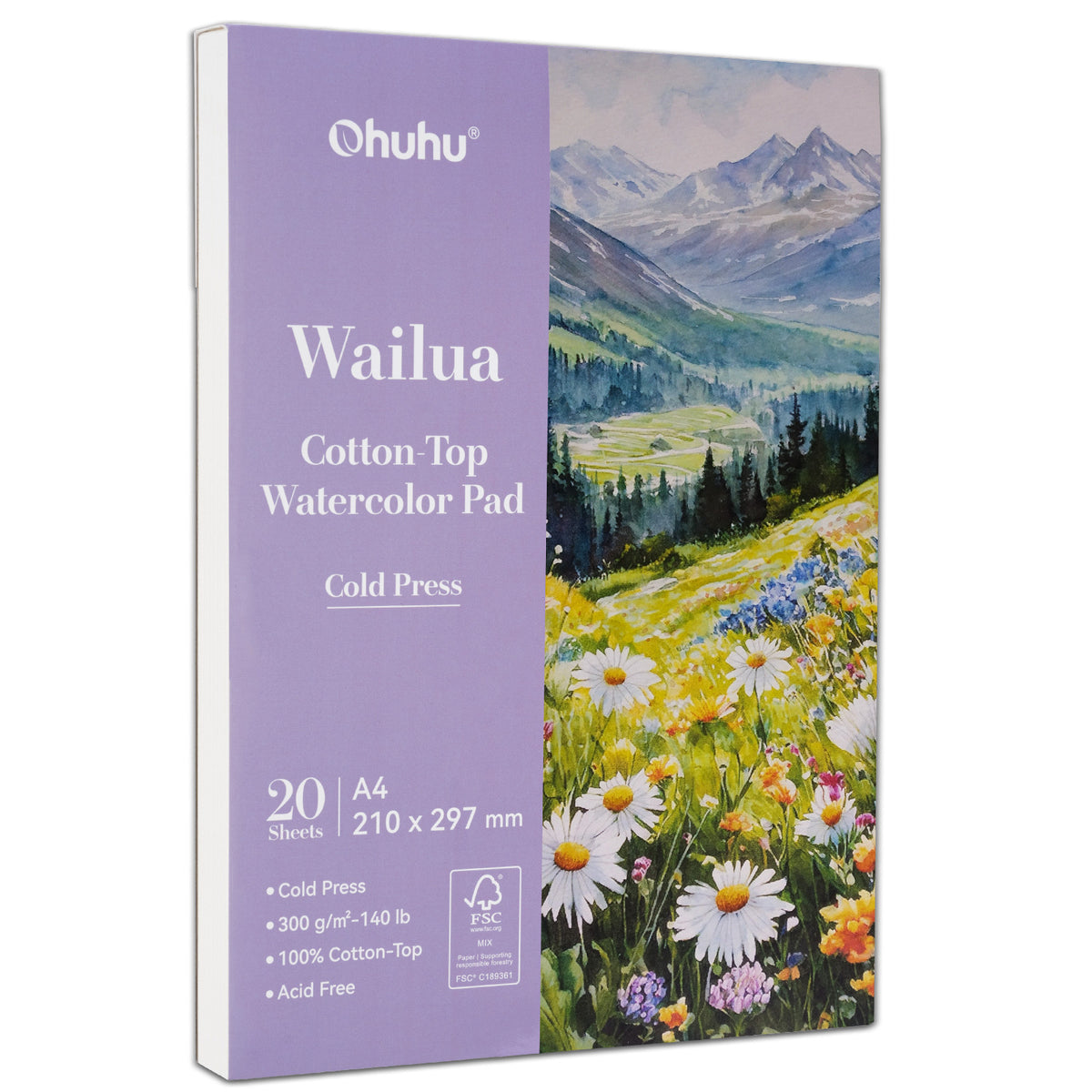 Ohuhu Wailua Cotton-Top Watercolor Pad Discount
