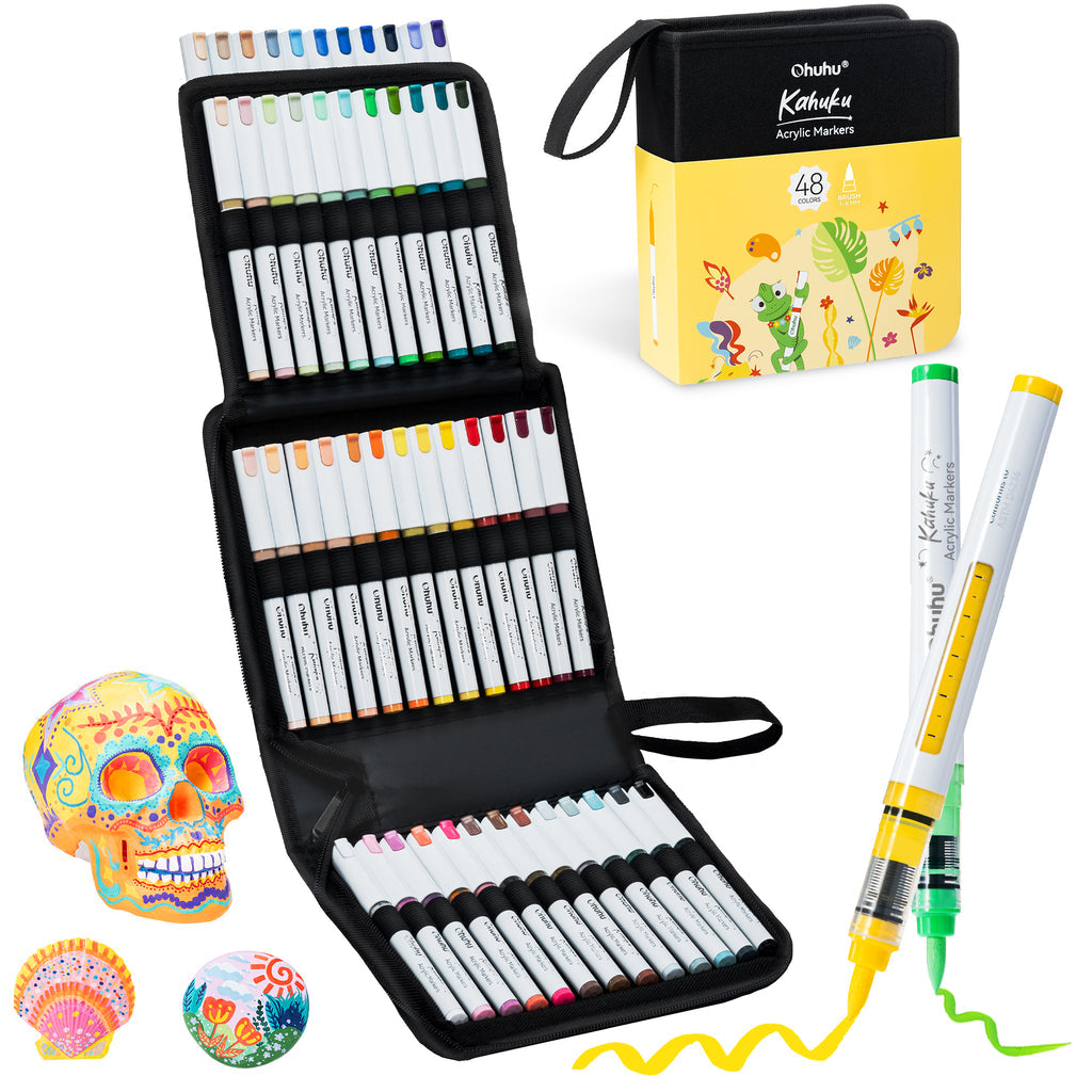 Ohuhu Kahuku Series Direct-ink Acrylic Paint Markers USA