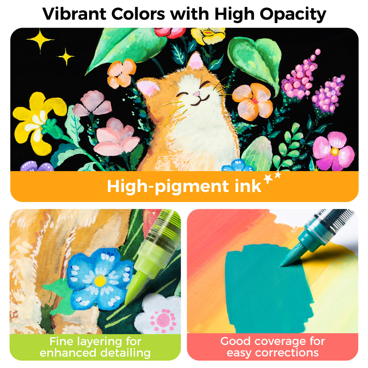 Ohuhu Kahuku Series Direct-ink Acrylic Paint Markers USA