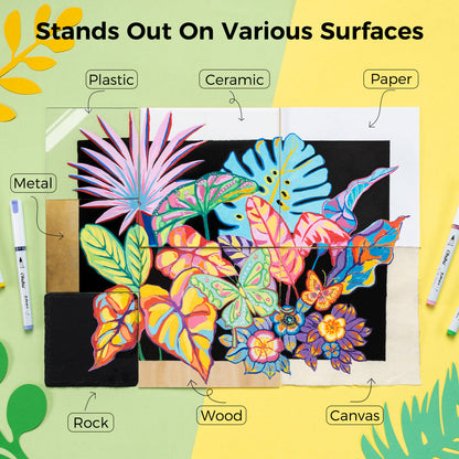 Ohuhu Kahuku Series Direct-ink Acrylic Paint Markers USA