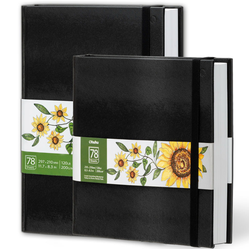 Ohuhu Marker Pads Art Sketchbooks for Markers, 2 Pack USA