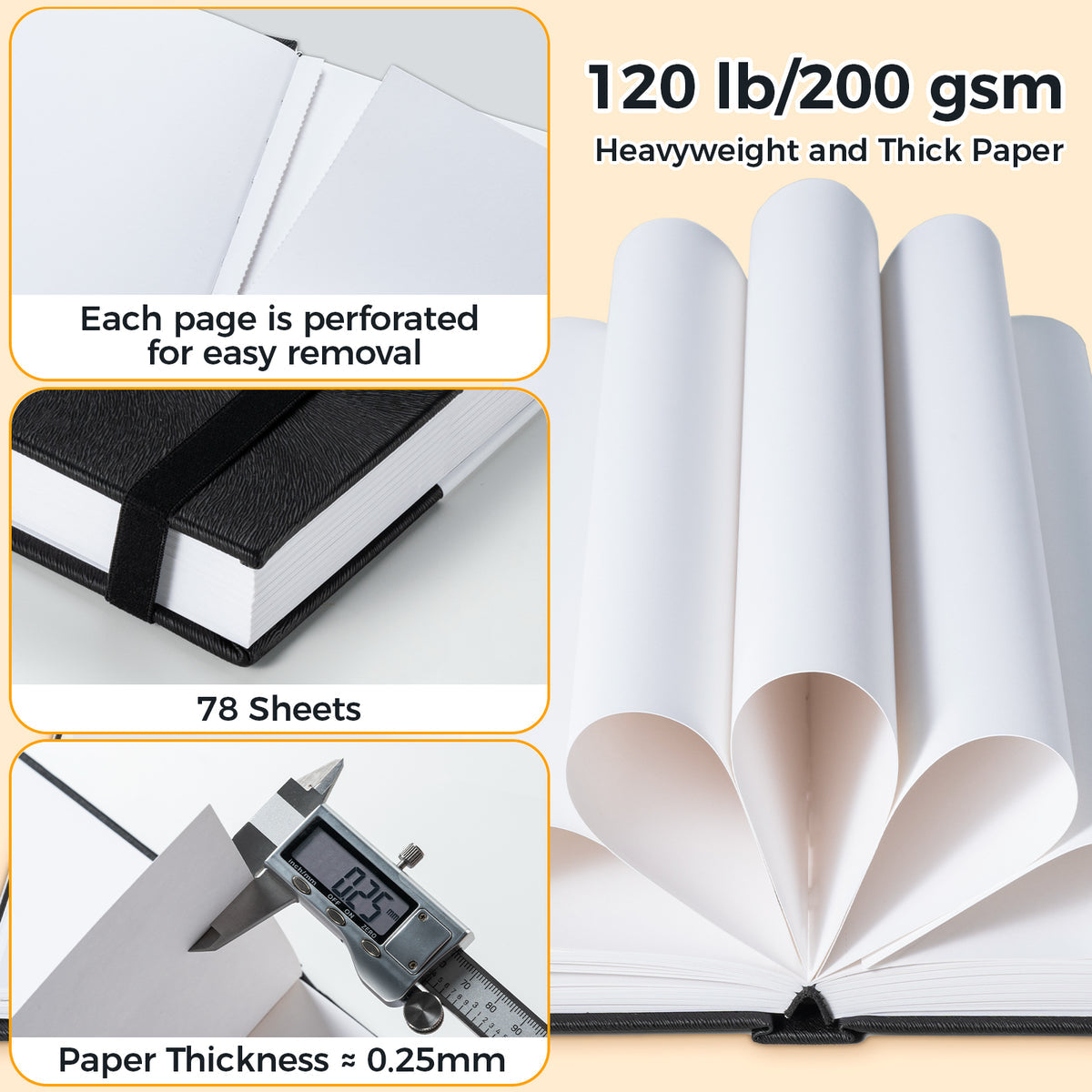 Ohuhu Marker Pads Art Sketchbooks for Markers, 2 Pack USA