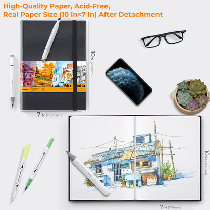 Ohuhu Mix Media Pad for Multiple Techniques Clearance