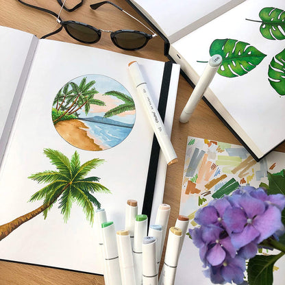 Ohuhu Marker Pads Art Sketchbooks for Markers cheap