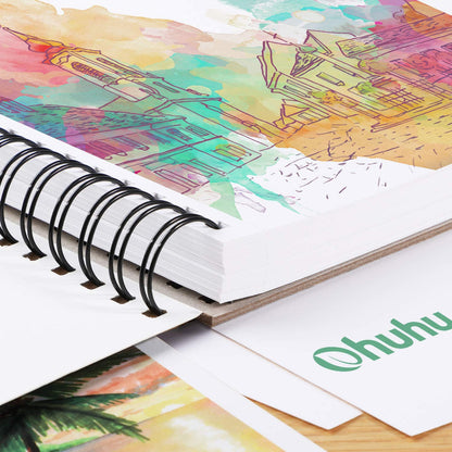 Ohuhu Spiral-Bound Marker Pad for Alcohol Markers US