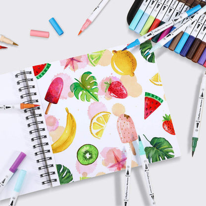Ohuhu Spiral-Bound Marker Pad for Alcohol Markers US