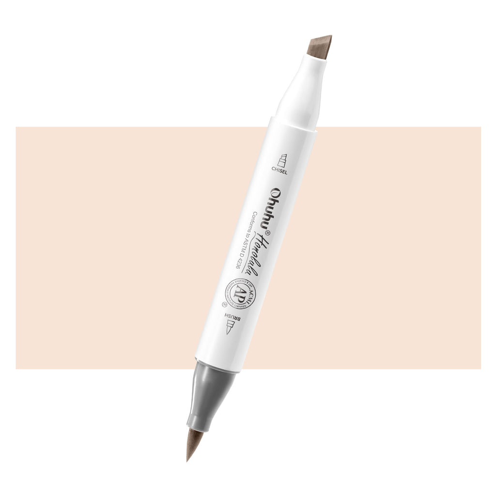Ohuhu Honolulu R18 / YR04 Individual Marker, Brush & Chisel US