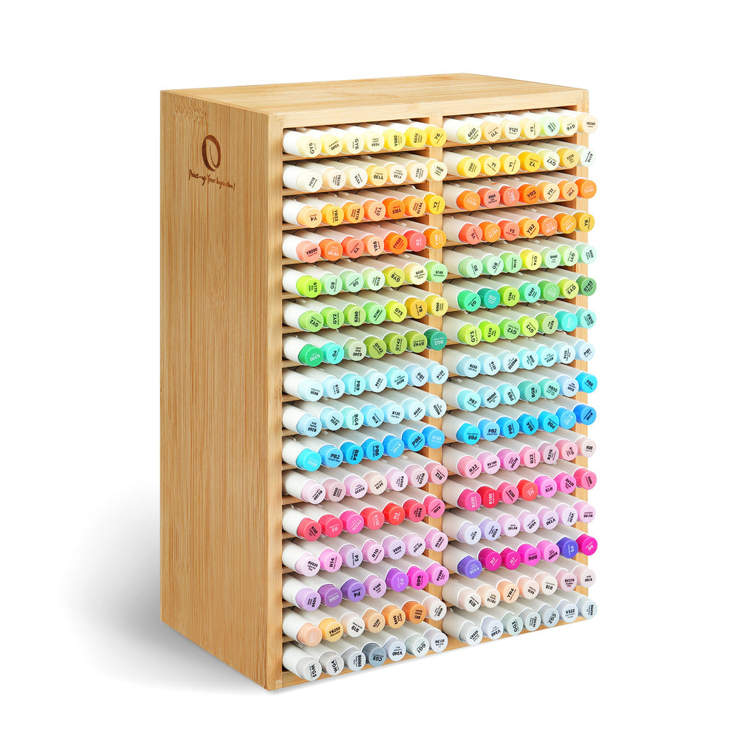 Ohuhu Bamboo Marker Organizer US stock