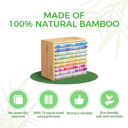 Ohuhu Bamboo Marker Organizer US stock