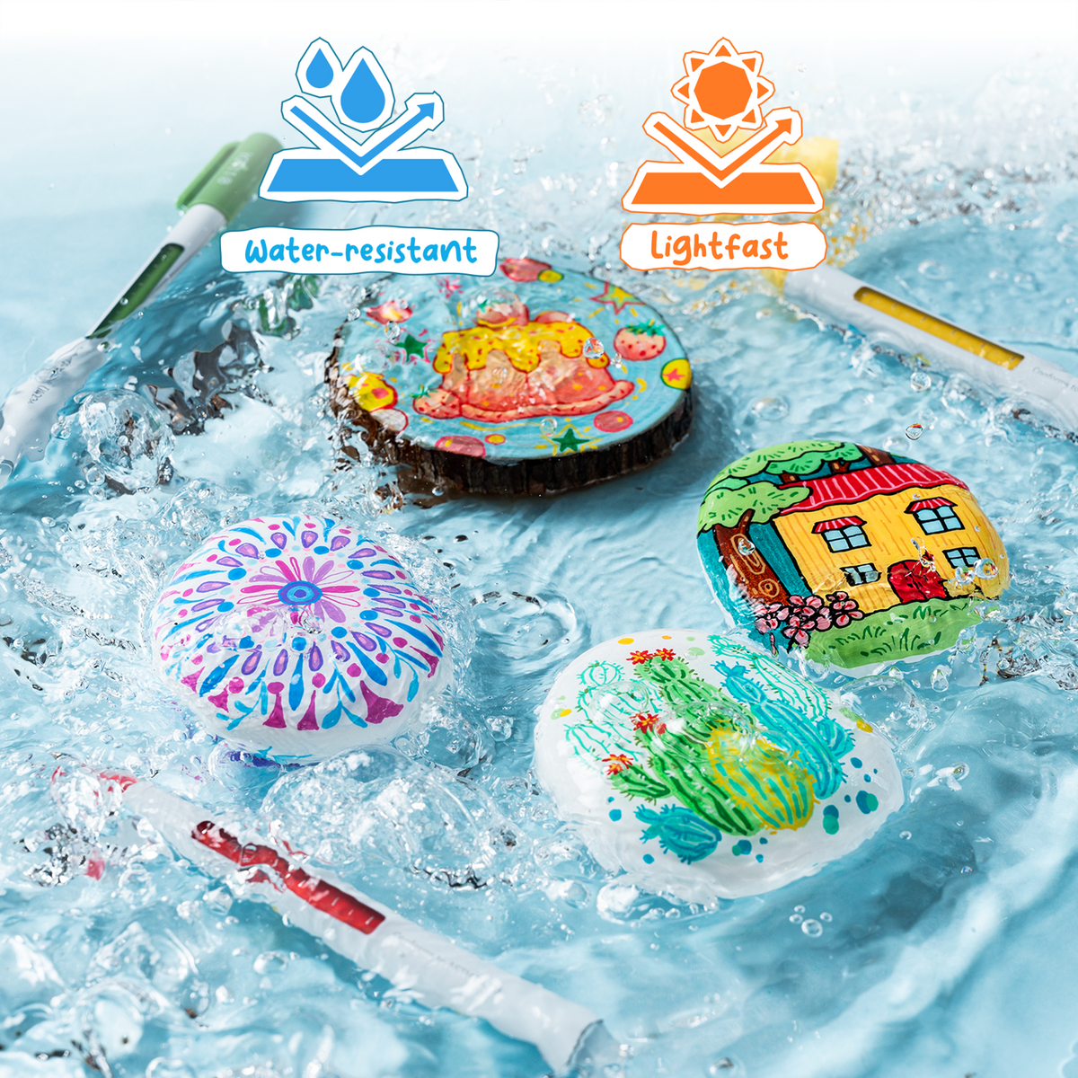 Ohuhu Wai Momi Acrylic Gel Pens Discount