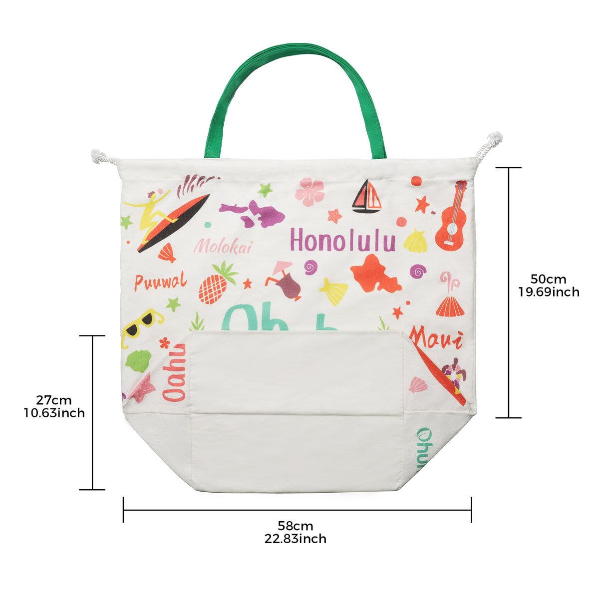 Ohuhu Canvas Gift Bag for Multi-purpose, Available in Two Sizes cheap