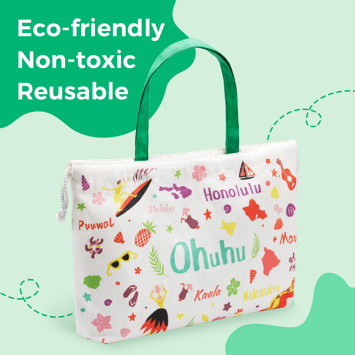 Ohuhu Canvas Gift Bag for Multi-purpose, Available in Two Sizes cheap