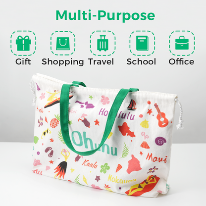 Ohuhu Canvas Gift Bag for Multi-purpose, Available in Two Sizes cheap