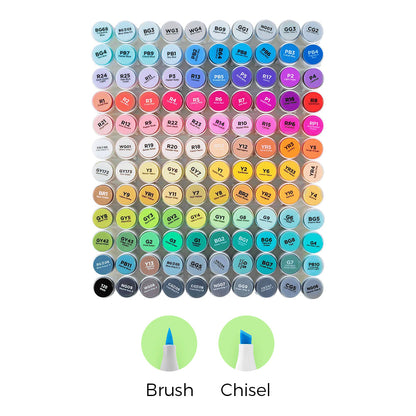 Ohuhu Honolulu Brush Markers - Large Set US stock