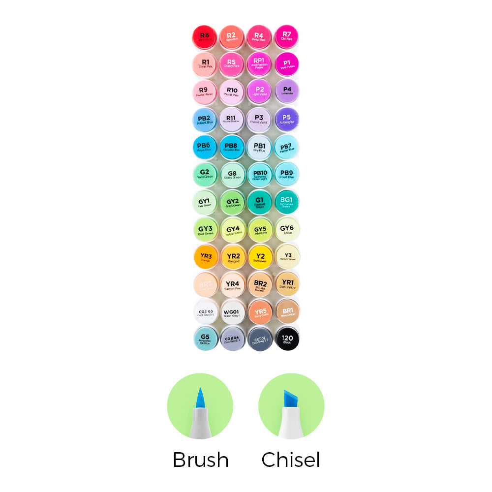Ohuhu Honolulu Brush Markers - Small Set USA only