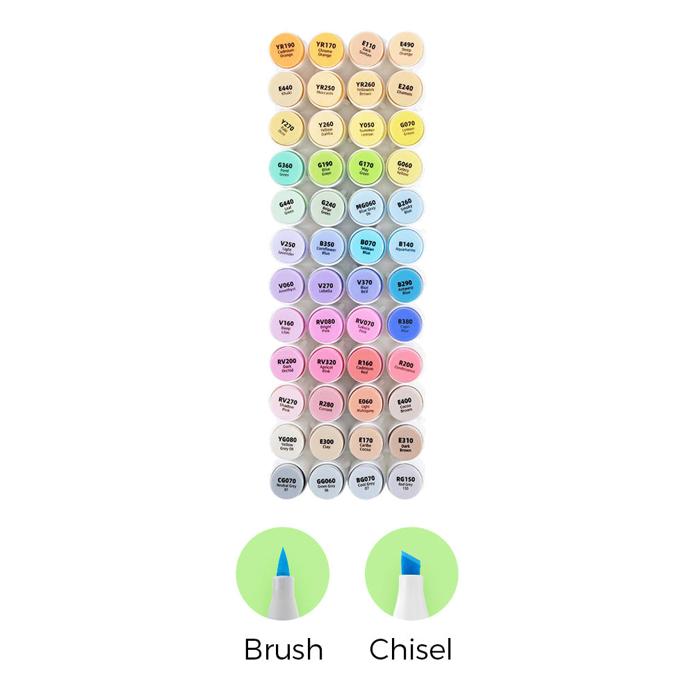 Ohuhu Honolulu Brush Markers - Small Set USA only