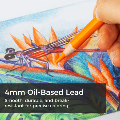 Ohuhu Halawa Series 72 Colors Oil-based Colored Pencils Clearance